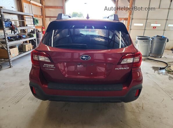 4S4BSANC0J3240818 2018 SUBARU OUTBACK Maroon Front interior view
