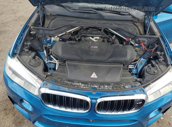 5YMKT6C57G0R77812 2016 BMW X5 Blue Widok naklejki z numerem VIN
