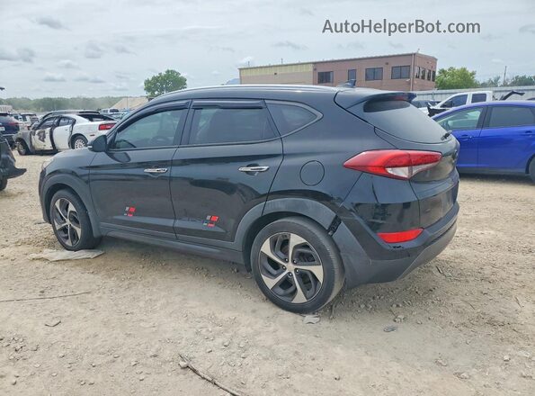 KM8J33A2XGU146028 2016 HYUNDAI TUCSON Черный Задняя правая четверть