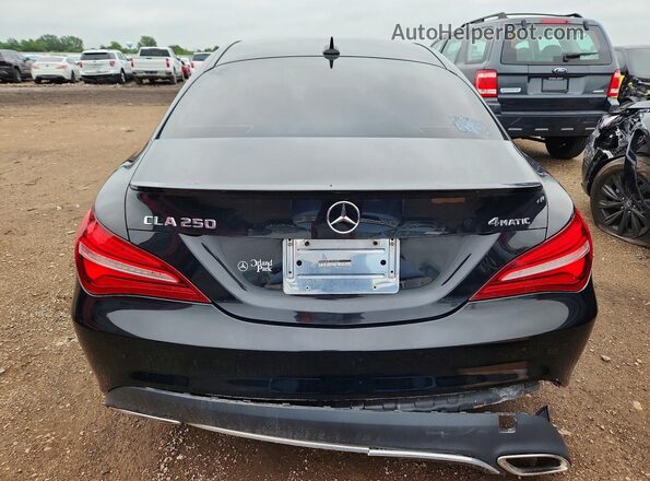 WDDSJ4GB2JN520425 2018 MERCEDES-BENZ CLA-CLASS Black Widok wnętrza z przodu