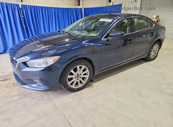 JM1GJ1U55G1473808 2016 MAZDA 6 Blue Հետևի ձախ