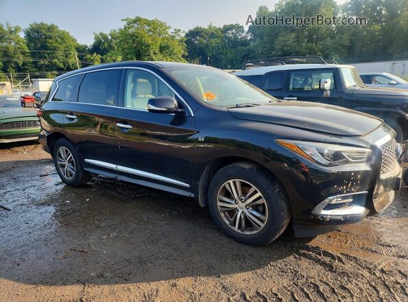 5N1DL0MM5KC568862 2019 INFINITI QX60 Black წინა ხედი