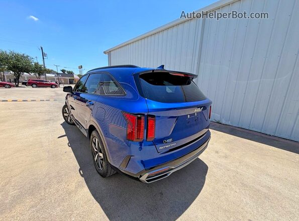 5XYRL4LC1PG222739 2023 KIA SORENTO Blue Delantero derecho