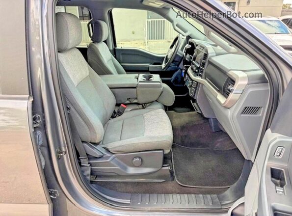 1FTEW1C86PKD23334 2023 FORD F150 Gray Вид панелі приладів