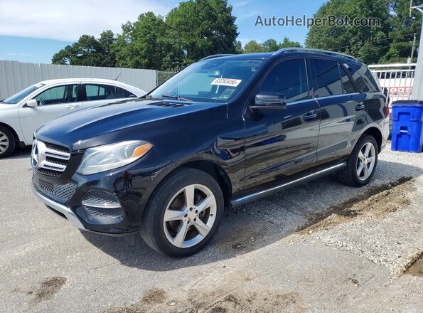 4JGDA5JB4GA681985 2016 MERCEDES-BENZ GLE Черный Задняя левая четверть