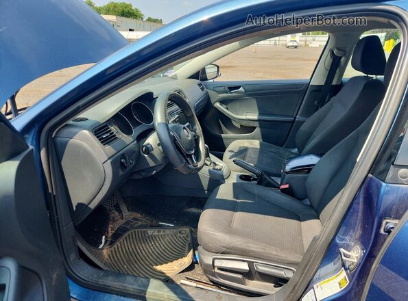 3VW267AJXGM292655 2016 VOLKSWAGEN JETTA Blue Вид панелі приладів
