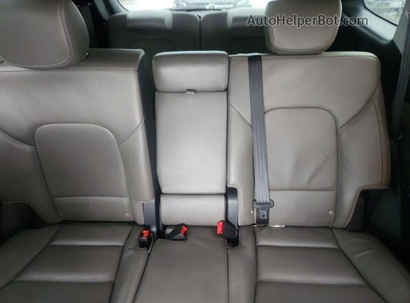 KM8SR4HF8GU134428 2016 HYUNDAI SANTA Silver Вид задньої частини салону