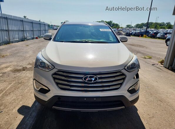 KM8SM4HF9GU154394 2016 HYUNDAI SANTA White Vista trasera