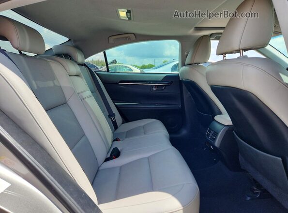 58ABK1GG0GU018467 2016 LEXUS ES Silver უკანა სავარძლების ხედი