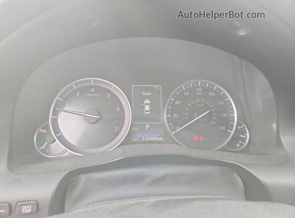 58ABK1GG0GU025547 2016 LEXUS ES Gray Vista del cuadro de instrumentos