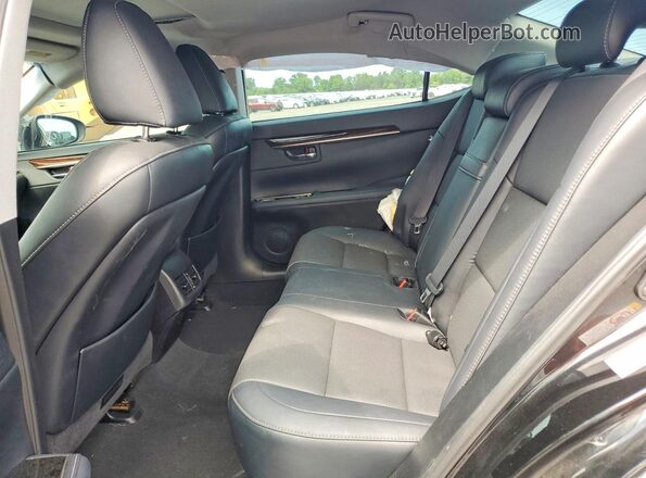 58ABK1GG0GU027170 2016 LEXUS ES Black Вид задніх сидінь