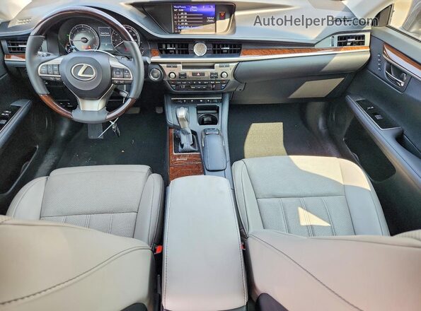 58ABK1GG0HU058808 2017 LEXUS ES Gray წინა პანელის ხედი