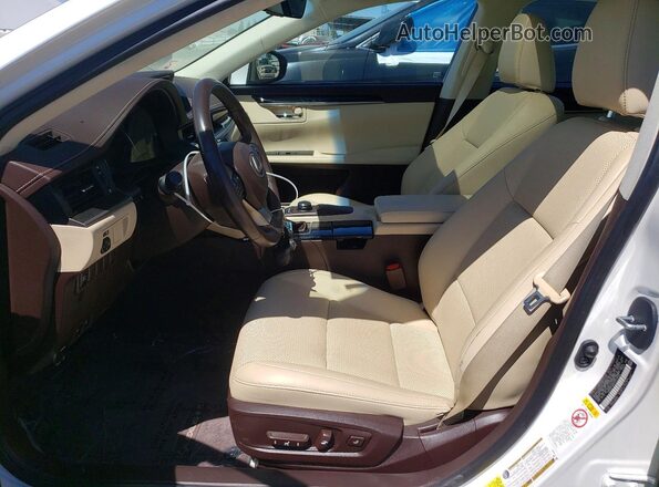 58ABK1GG0HU078556 2017 LEXUS ES White წინა სალონის ხედი