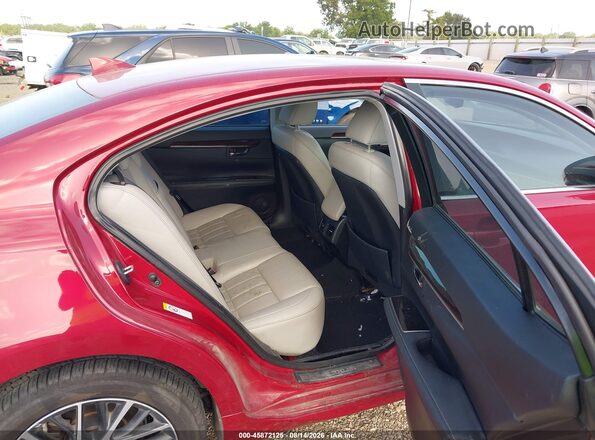 58ABK1GG2JU090939 2018 LEXUS ES 350 Red VIN კოდის სტიკერის ხედი