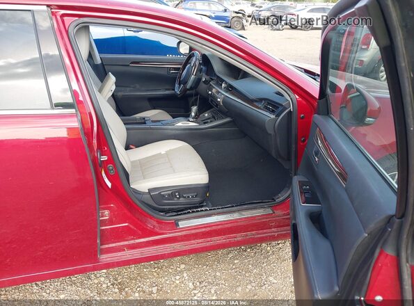 58ABK1GG2JU090939 2018 LEXUS ES 350 Red წინა სალონის ხედი