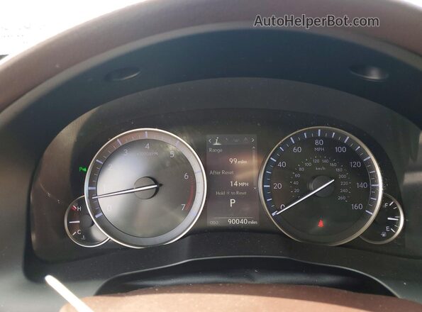 58ABK1GG3GU009360 2016 LEXUS ES Синий Вид щитка приборов