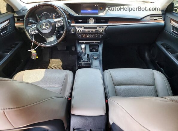 58ABK1GG3GU025901 2016 LEXUS ES Black Dashboard view