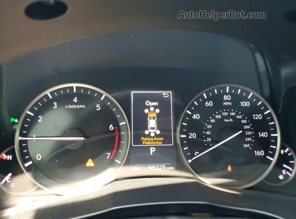 58ABK1GG3GU025901 2016 LEXUS ES Black Instrument cluster view
