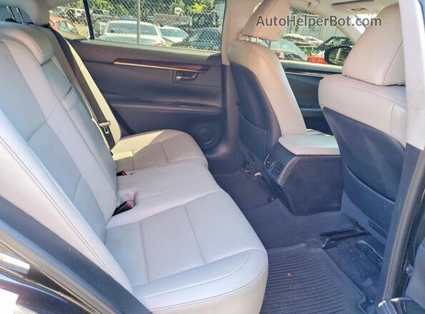 58ABK1GG3GU025901 2016 LEXUS ES Black Rear seats view
