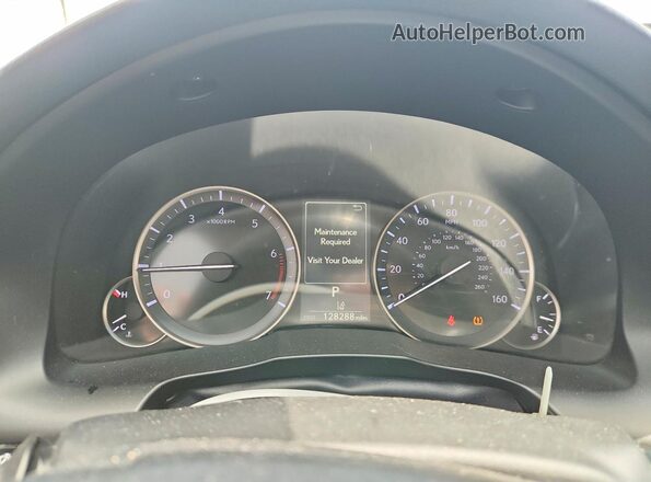 58ABK1GG3HU047706 2017 LEXUS ES Черный Вид щитка приборов