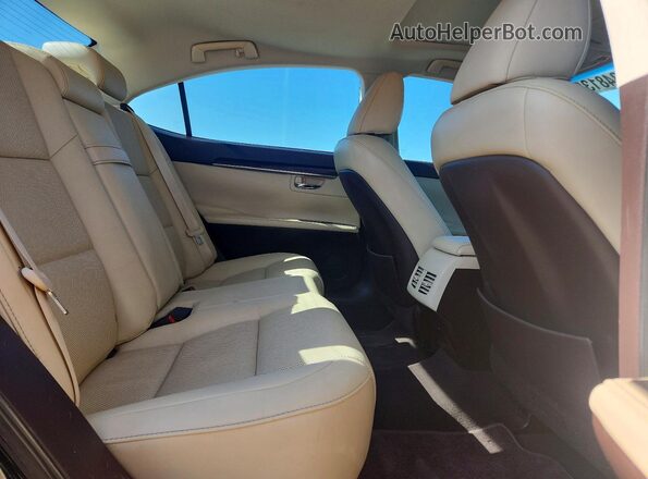 58ABK1GG3HU057460 2017 LEXUS ES Black Widok tylnych siedzeń