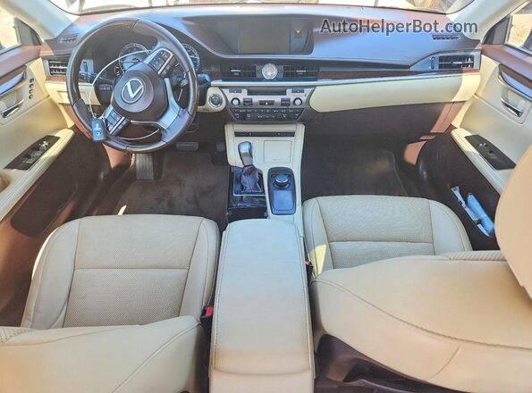 58ABK1GG3HU057460 2017 LEXUS ES Black Widok deski rozdzielczej