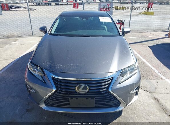 58ABK1GG3HU078826 2017 LEXUS ES 350 Gray Widok wnętrza z tyłu