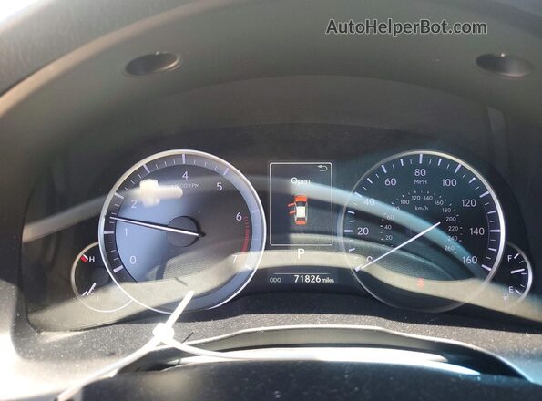58ABK1GG3JU101382 2018 LEXUS ES White Widok zestawu wskaźników