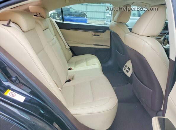 58ABK1GG4GU018911 2016 LEXUS ES Black Rear seats view