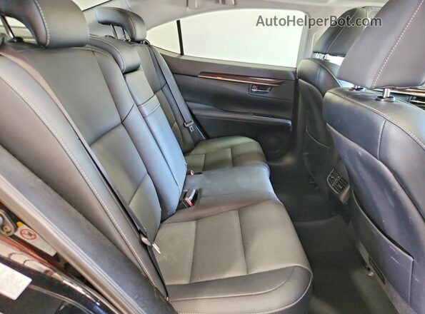 58ABK1GG4HU063106 2017 LEXUS ES Black Widok tylnych siedzeń