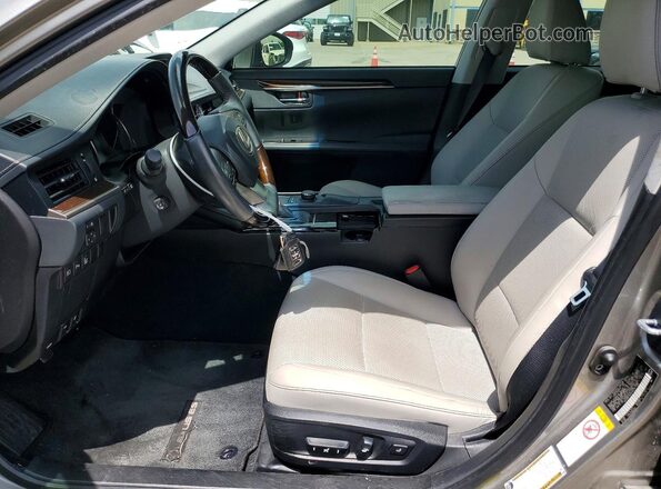 58ABK1GG4HU067088 2017 LEXUS ES Silver Front interior view