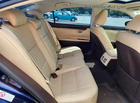 58ABK1GG4JU090439 2018 LEXUS ES Blue უკანა სავარძლების ხედი