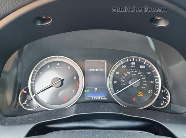 58ABK1GG5GU021851 2016 LEXUS ES Black Սարքավորումների վահանակի տեսք