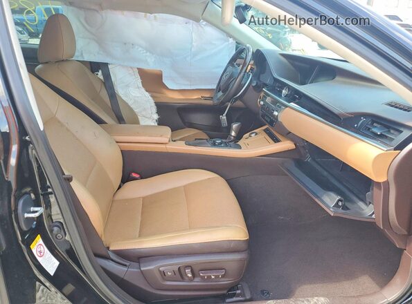 58ABK1GG5HU079539 2017 LEXUS ES Черный Вид салона спереди