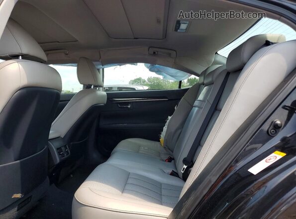 58ABK1GG6HU059994 2017 LEXUS ES Black Vista de los asientos traseros