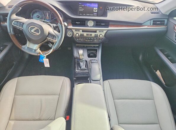 58ABK1GG6JU094301 2018 LEXUS ES Gray Vista del salpicadero