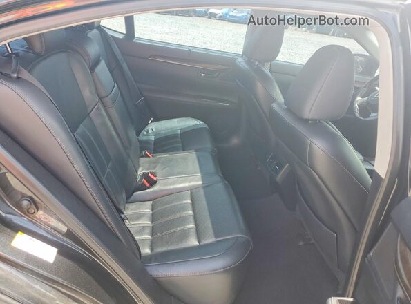 58ABK1GG7GU001603 2016 LEXUS ES Black Vista de los asientos traseros