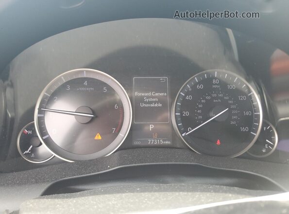 58ABK1GG7GU024976 2016 LEXUS ES Blue Widok zestawu wskaźników