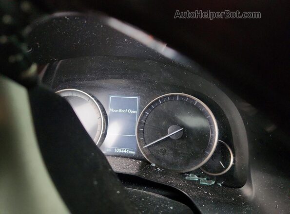 58ABK1GG7GU035251 2016 LEXUS ES Серебряный Вид щитка приборов