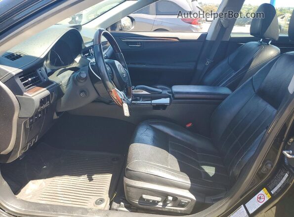 58ABK1GG7HU069708 2017 LEXUS ES Black Front interior view