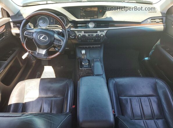 58ABK1GG7HU069708 2017 LEXUS ES Black Dashboard view