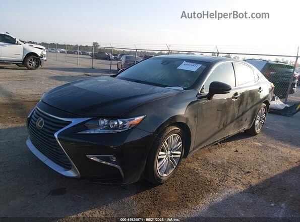 58ABK1GG7HU078828 2017 LEXUS ES 350 Black Vista tres cuartos delantera izquierda