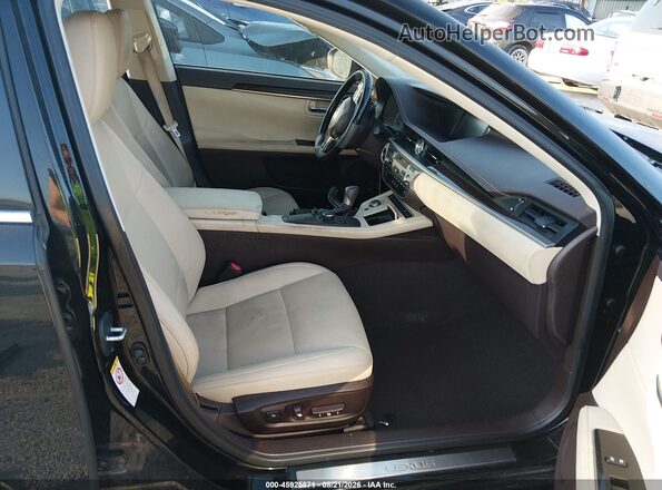 58ABK1GG7HU078828 2017 LEXUS ES 350 Black Vista interior delantera