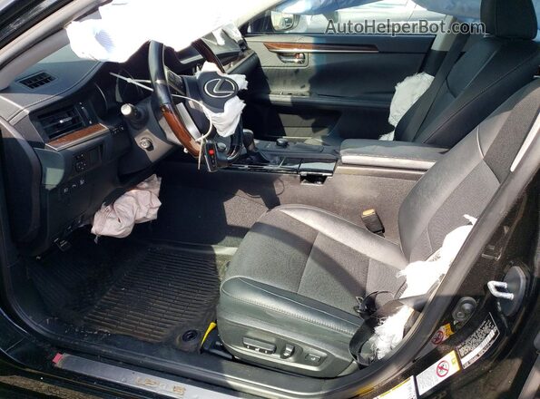 58ABK1GG7JU113373 2018 LEXUS ES Black Front interior view