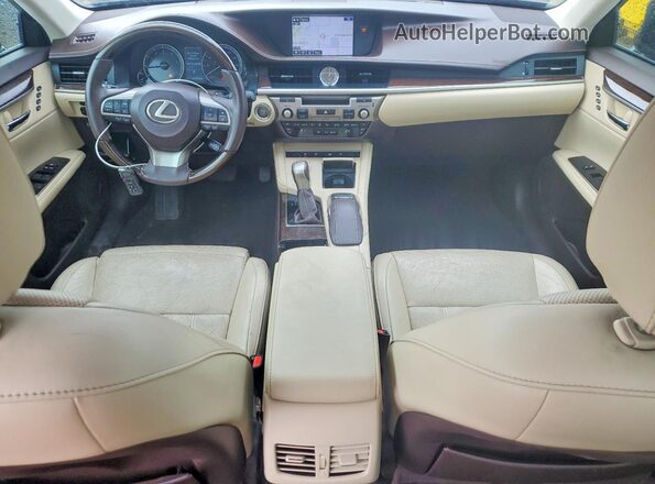 58ABK1GG8GU016255 2016 LEXUS ES Black Առջևի վահանակի տեսք