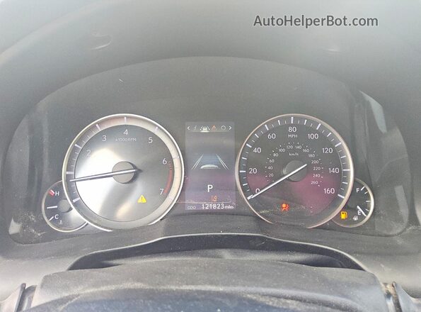 58ABK1GG8HU077641 2017 LEXUS ES Gray Instrument cluster view