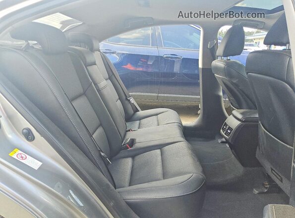 58ABK1GG8HU077641 2017 LEXUS ES Gray Rear seats view