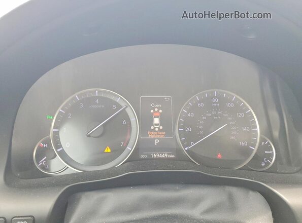 58ABK1GG8JU105380 2018 LEXUS ES Red Instrument cluster view