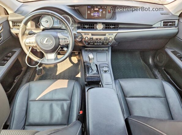 58ABK1GG9JU109499 2018 LEXUS ES Gray Widok deski rozdzielczej