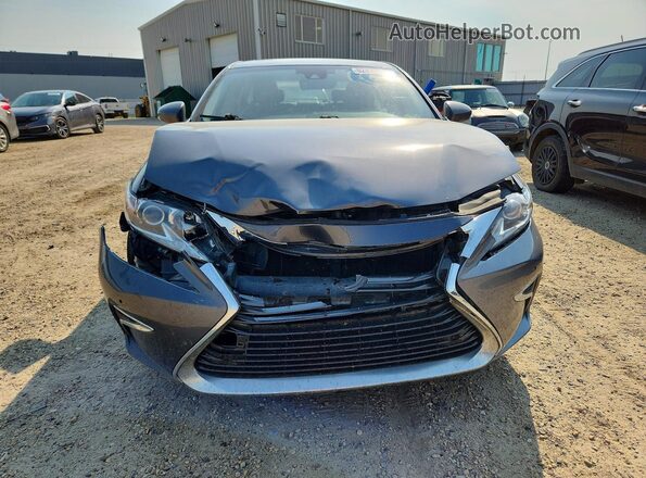 58ABK1GG9JU109499 2018 LEXUS ES Gray Widok z przodu